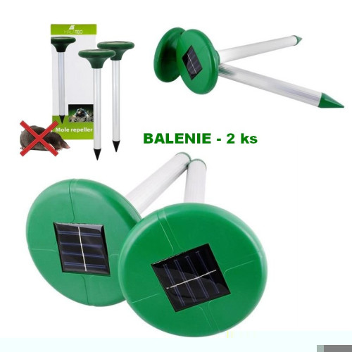 Solárny odpudzovač Krtov - 2 ks