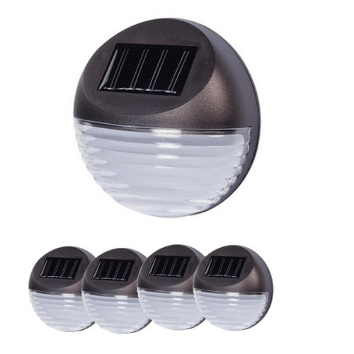 LED solárne svetlo na plot - 4 ks