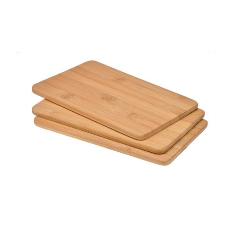 Doska na krájanie - Bambus 3ks - set 22x14x0,8 cm
