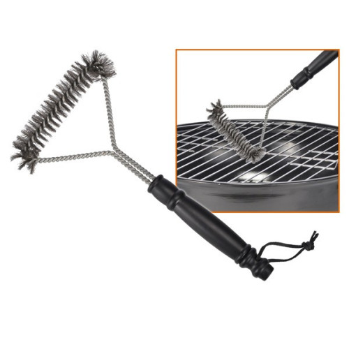 Nerezová kefa na čistenie grilu