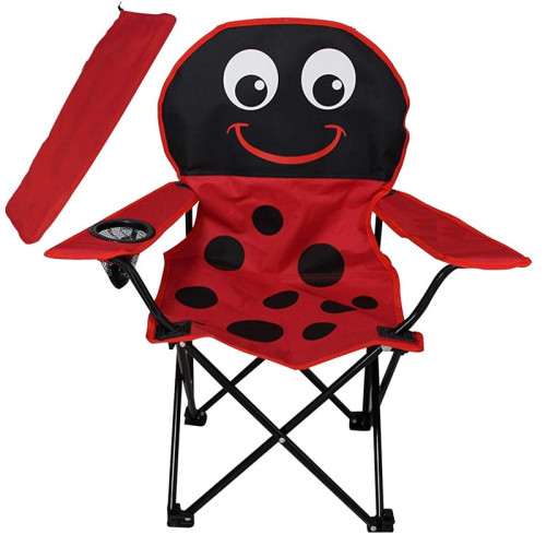 Detská kempingová stolička ALNGLER - Lienka