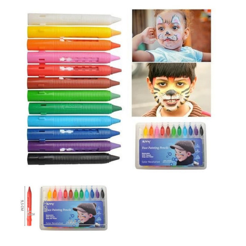 Pastelky na tvár 12 farieb