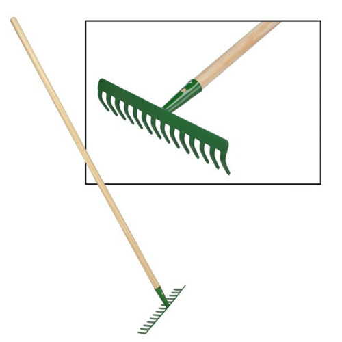 Záhradné hrable so 14 hrotmi