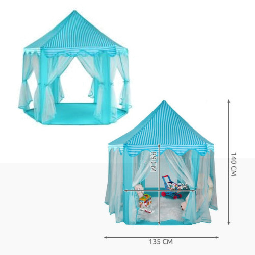 Detský stan - PALAC pre deti - modrý