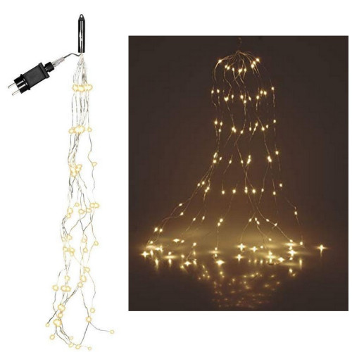 LED svetelný drôt 200 Micro LED - 10 prútov