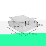 Parenisko 120x100x40/30 cm Doppel