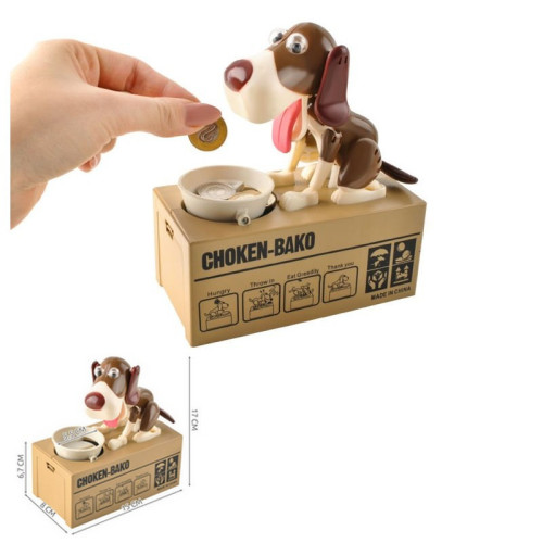 Detská Pokladička na baterky - psík