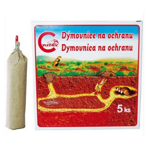 CRITOX dymovnica na krtov a hraboše  5 ks