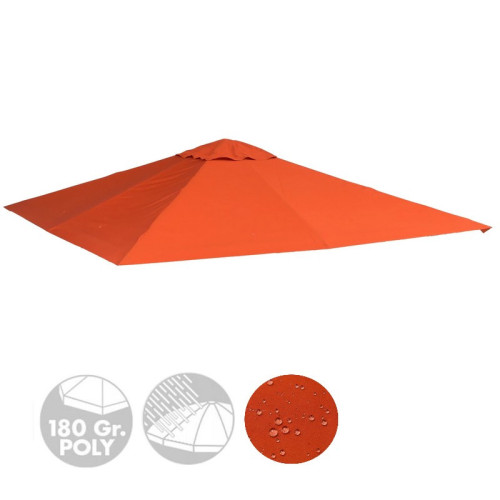 Strešná plachta k altánku 3x3 ELLA - Orange