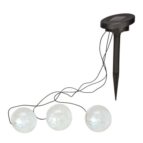 LED Jazierkové solárne lampy 3 ks