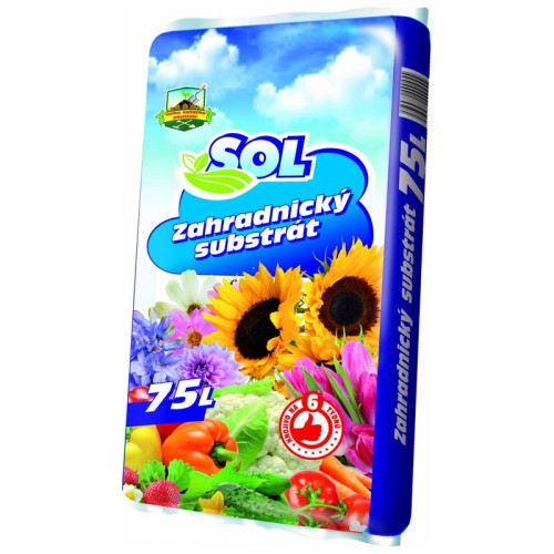 SOL Záhradnícky Substrát  75 Litrov