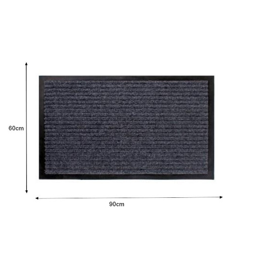 Čistiaca rohož 60x90 cm sivá