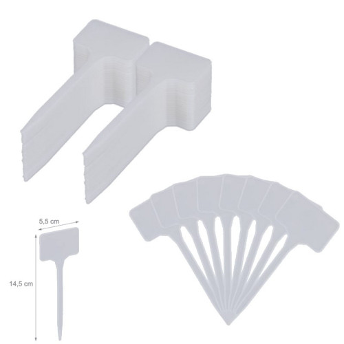 Rastlinné plastové etikety 100 kusov