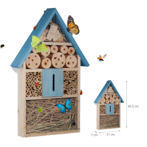 Domček pre hmyz -. modrý