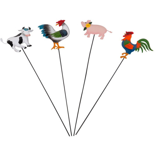 Záhradná dekorácia -  zvieratá na paličke 60 cm