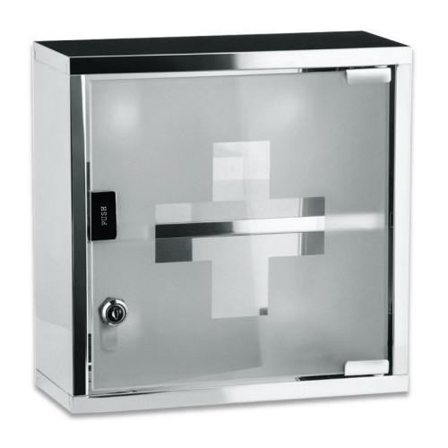 Lekárnička Nerezová 30x30x12 cm