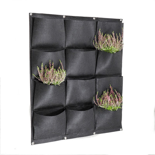 Závesná výsadbová taška s 12 priehradkami 82x62 cm