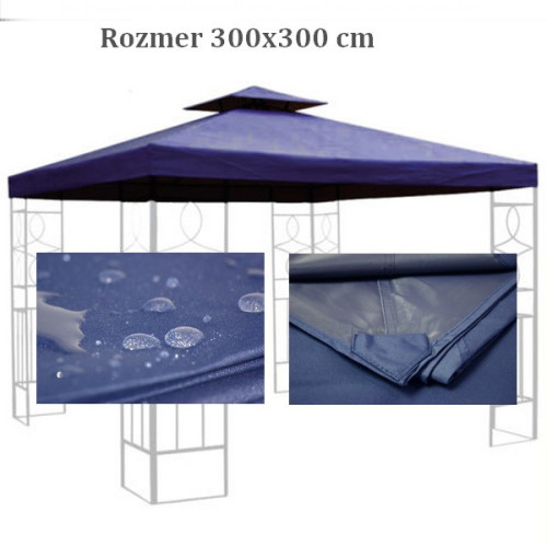 Strešná plachta Laura 3x3 m - modrá