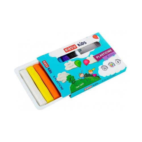 EASY CREATIVE plastelína 8farieb