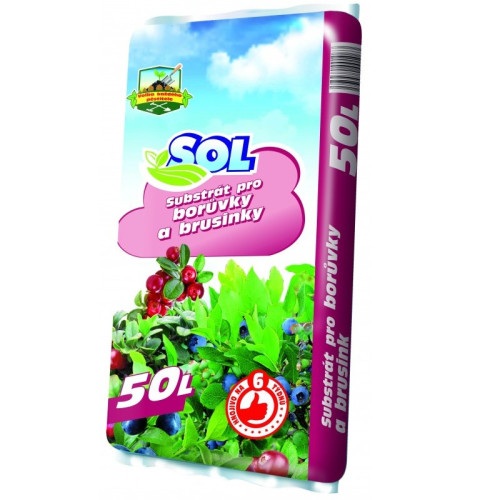 SOL-Substrát pre Čučoriedky a Brusnice 50 Lit.