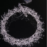 Kovový veniec - jemný drôt  40 LED ø 30 cm SB