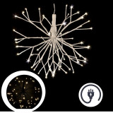 LED Vianočná Hviezda EXPLODER STAR - 60 LED Biela