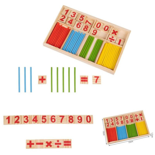 Detská drevená Hra - Matematika