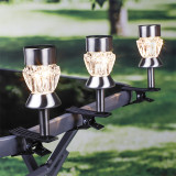 LED solárna lampa s klipom, sada 3 kusy