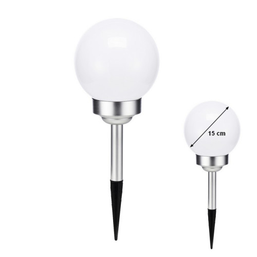 LED solárne svetlo - Guľa - ø 15 cm