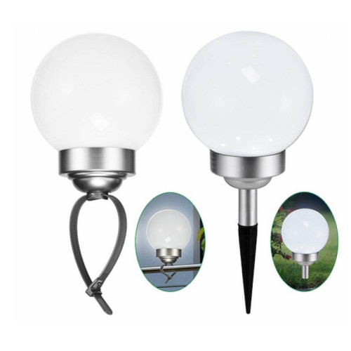 LED solárne svetlo - Guľa - 20 cm 2v1