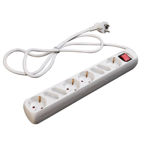 Predlžovací kábel s vypínačom 8 zásuviek 4+4