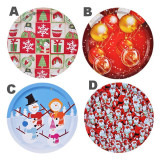 Vianočný tanier - kovový  32 cm