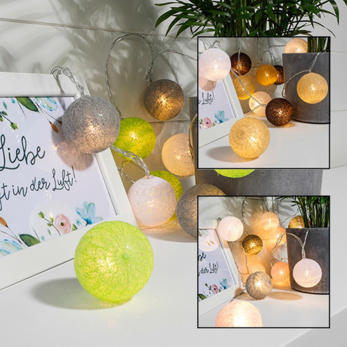 LED deko guľe 10 LED - 5 cm