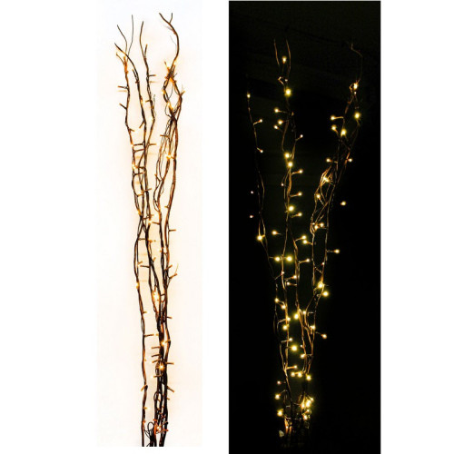 LED- Svetelné vetvičky 80 LED - hnedé