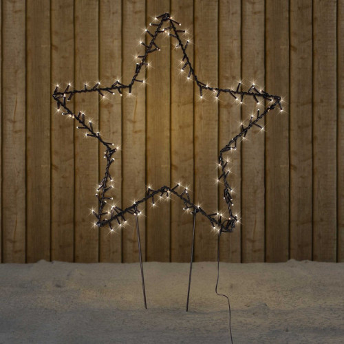 LED Hviezda XL - 140 LED teplá biela