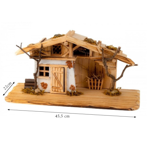 Betlehém Drevený 45,5 x 22 cm