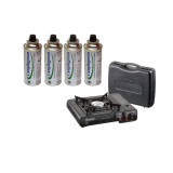 Varič Gas kocher + 4 kartuše