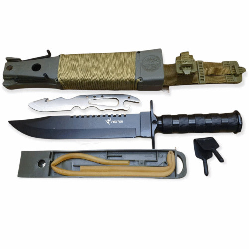 Nôž Taktický na Prežitie  RAMBO 35,5 cm