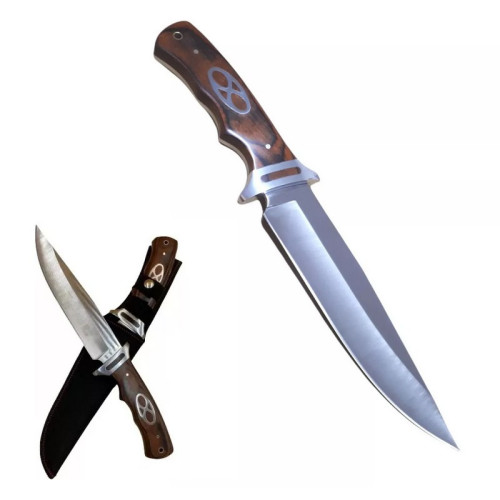 Nôž Turistický DREVENÝ OBAL 32cm