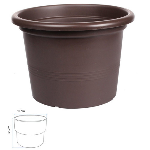 Kvetináč Campanula 50 cm - Hnedá