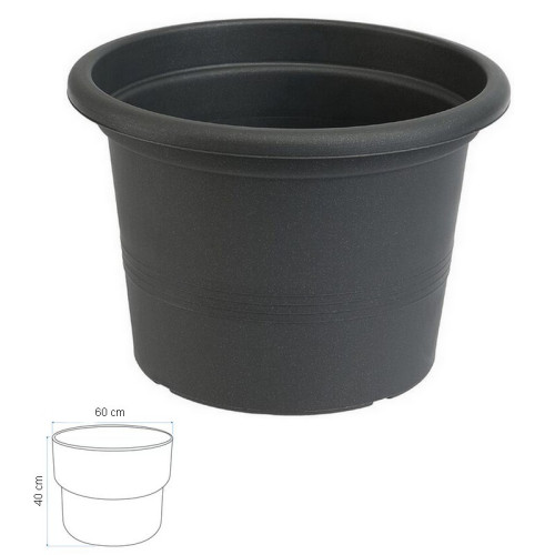 Kvetináč Campanula 60 cm - Antracit