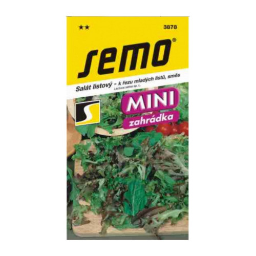 Šalát listový SM na rez mladých listov, zmes MINI 1,5g