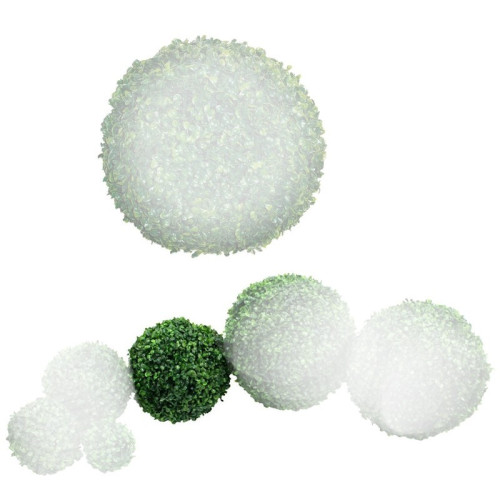 Umelý Buxus - guľa 17 cm - zelená