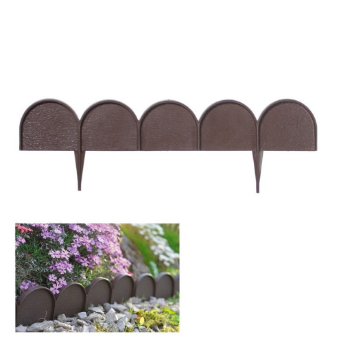 Trávny lem GARDENLINE hnedý 10 m