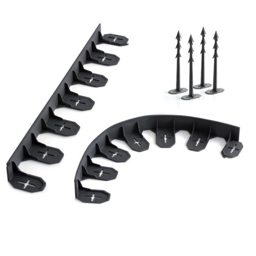 Obrubník neviditeľný BORDER  čierny 480cm