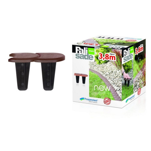 Palisada záhradná hnedá 383,4 cm