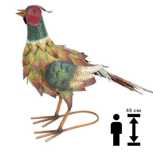 Záhradná dekorácia BAŽANT - plech 55x38x17 cm