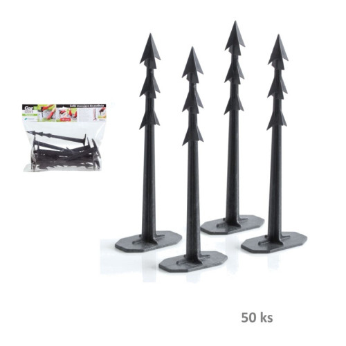 Upevňovací Kolík HARPOON PEG 200 čierny 50ks