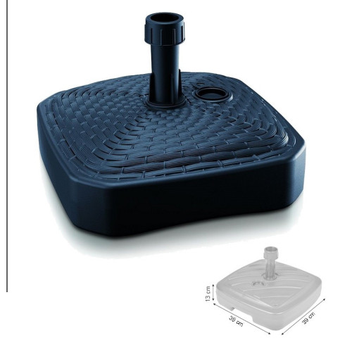 Podstavec pod Slnečník UMBRELLA Antracit - hranatý