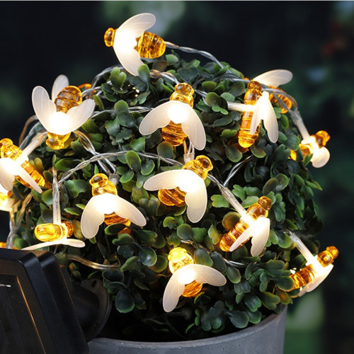 LED solárna dekorácia Včely 50 LED